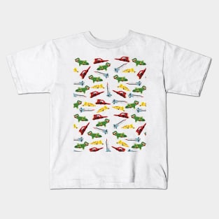 Thunderbirds Pattern Kids T-Shirt